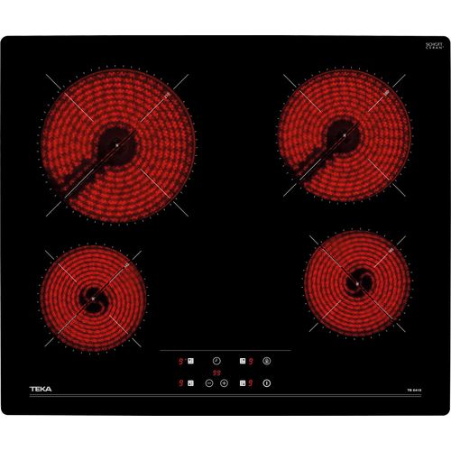 Teka Tb 6415 Glaskeramikkochfeld 60 Cm Schwarz Schwarz One Size