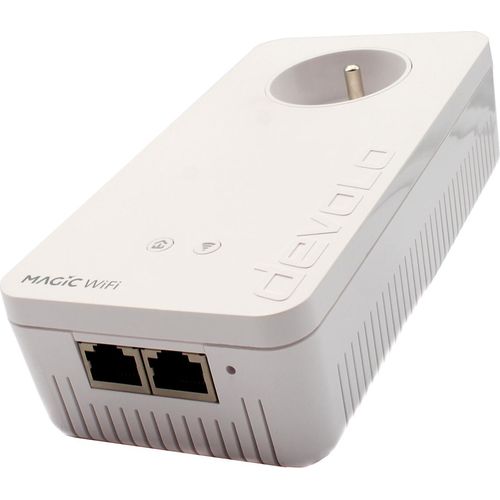 devolo Magic 2 WiFi next: der weltweit schnellste CPL WiFi Adapter (2400 Mbit/s, 2 Gigabit-Ethernet-Ports) ideal für Download und Streaming (Französische Version)
