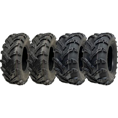 Quad-Reifen 25x10-12 & 25x8-12 6lagig P377 ATV-Reifen E markiert Straßenzulassung - 4er Set