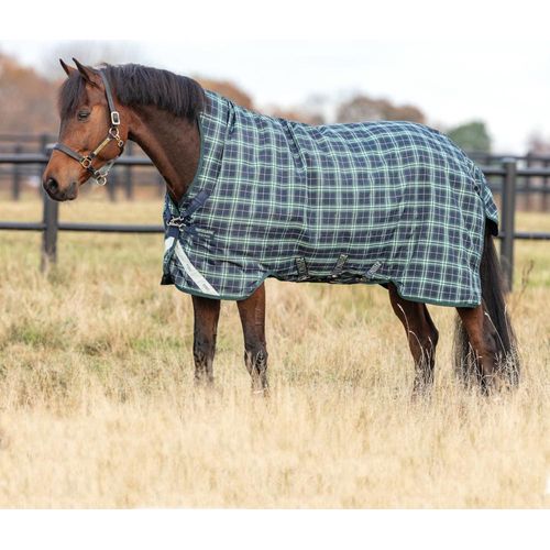 Horseware Rhino Wug Turnout Lite 100g Weidedecke Hunter Check