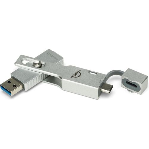 OWC 500GB Envoy Pro mini thumbdrive profile SSD with lanyard