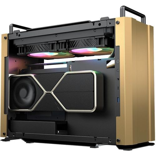 Cougar Dust 2 Desert Sand Pc-tower-gehäuse Golden Golden One Size