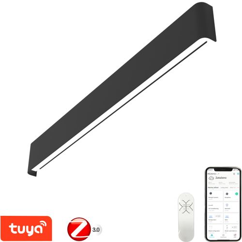 Immax NEO LINEA Smart Wandleuchte 76cm 40W schwarz Zigbee 3.0