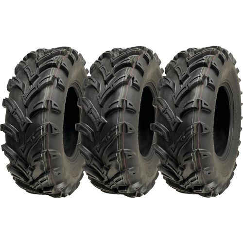 25x8.00-12 ATV Quad Reifen 6ply 14psi Wanda P377 Road Legal Reifen 65J (Satz von 3)