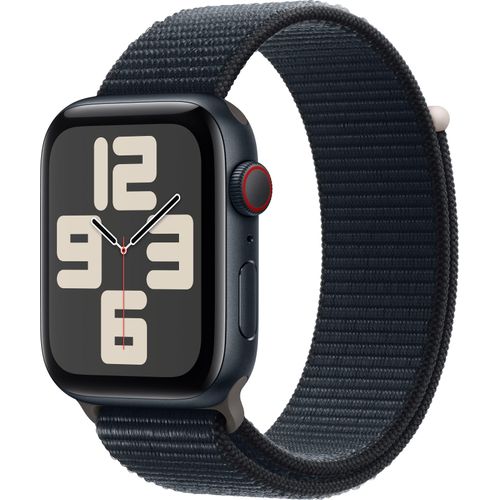Apple Watch SE 2022 4G 44mm Mitternacht Sport Loop One Size