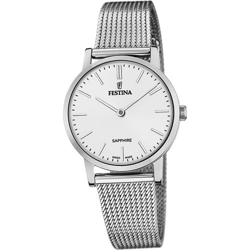 Festina Damen Uhr Swiss Edelstahlarmband silber D2UF20015/1