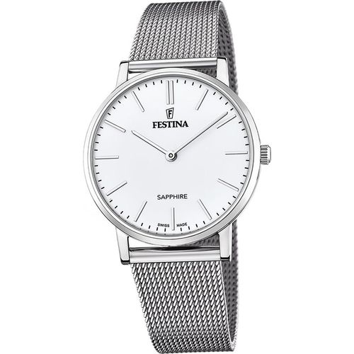 Festina Herren Uhr Swiss Edelstahlarmband silber D2UF20014/1