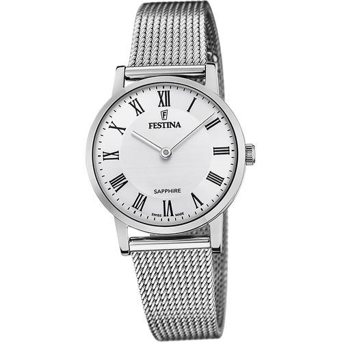 Festina Damen Uhr Swiss Edelstahlarmband silber D2UF20015/4