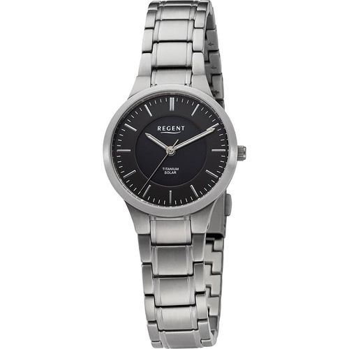 Regent Metall Damen Uhr Armbanduhr Quarz silber Metallarmband D2URBA711
