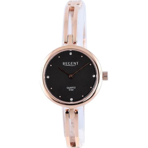 Regent Metall Damen Uhr Armbanduhr Quarz rosegold Metallarmband D2UR2214004