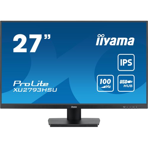 Monitor ProLite XU2793HSU-B6, Schwarz, 27 Zoll, Full HD, IPS, 100 Hz,