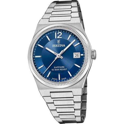 Festina Damen Uhr Swiss Edelstahlarmband silber D2UF20035/4