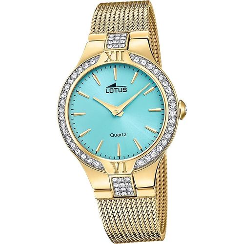 Lotus Edelstahl Damen Uhr Armbanduhr gold Elegant Classic D2UL18895/2