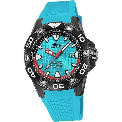 Lotus Silikon Herren Uhr Armbanduhr blau Elegant Classic D2UL18928/1