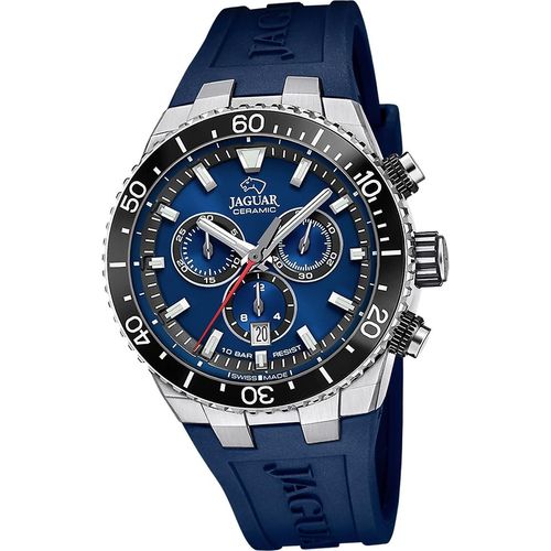 Jaguar Herren Uhr Silikonarmband blau D2UJ1021/1
