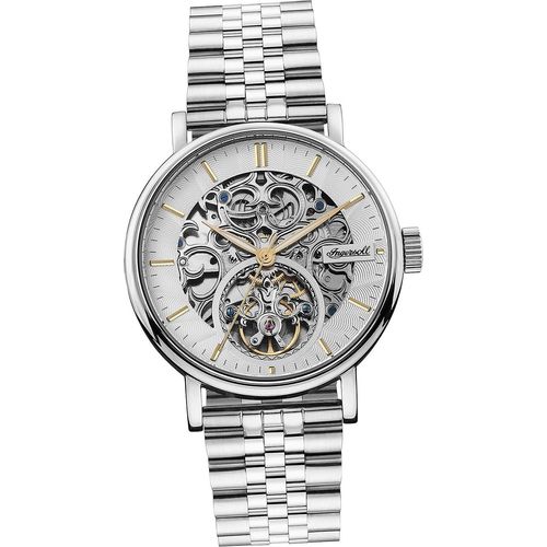 Ingersoll Edelstahl Herren Uhr Analog Casual Armbanduhr silber D2UIN05803