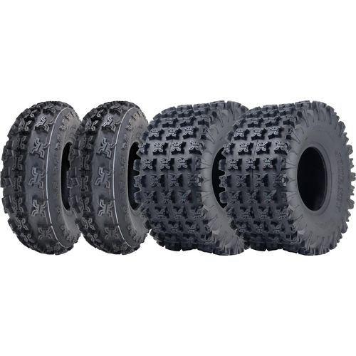 22x11.00-9 & 21x7.00-10 Slasher ATV Quad-Reifen mit Straßenzulassung 6-lagig (Satz mit 2 & 2)