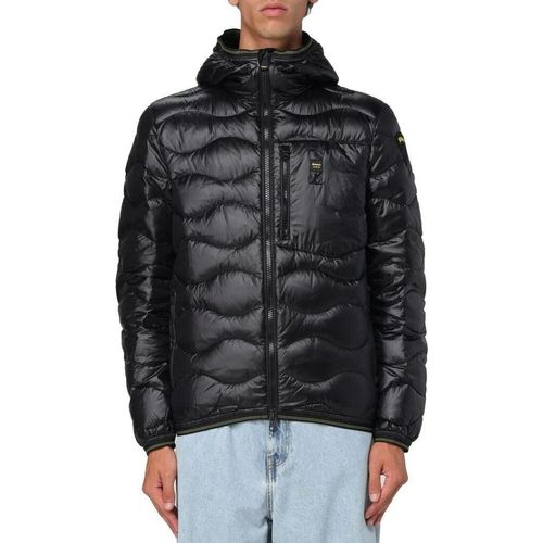 Blauer Herrenjacke Herbst Winter Schwarz : Größe - XXL Größe: XXL