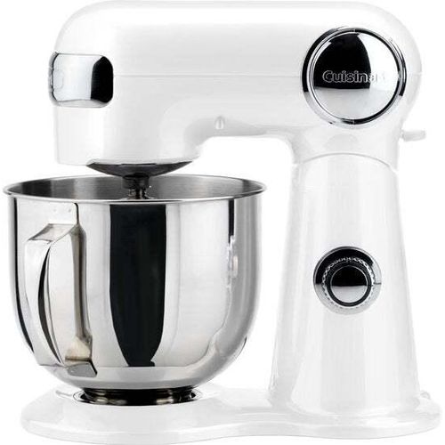 Cuisinart Cuisinart Präzisionsküchenmaschine SM50WHE Food Processor - 5,2-Liter-Schüssel - 12 Geschwindigkeitsstufen - Inklusive Knethaken, Schneebesen und Flachrührer