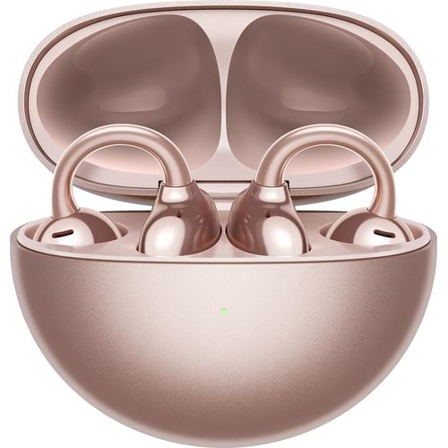 Huawei FreeClip Kopfhörer Roségold mit Doppelmagnettreiber, kabellos