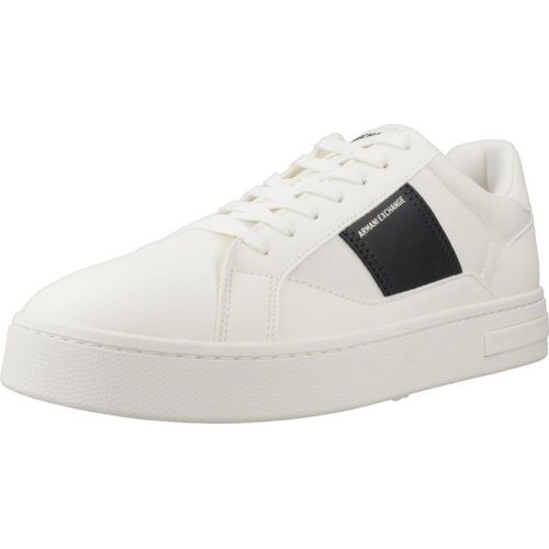 Armani Exchange Weiße Turnschuhe mit Band – 41