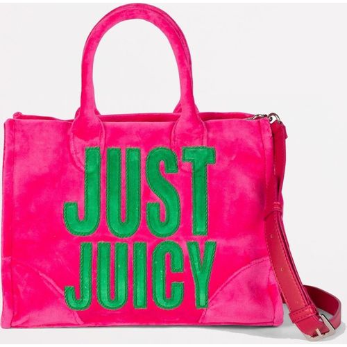 JUICY COUTURE IRIS PATCH VELVET M Rosa