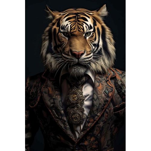 Glasbild PORTRAIT OF A TIGER