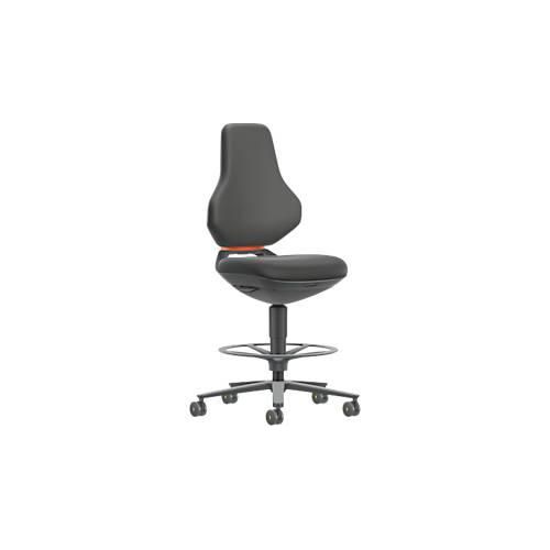 TEXON Arbeits- und Labordrehstuhl mit Stoffbezug, ergonomisch, Sitzhöhe 570–810 mm