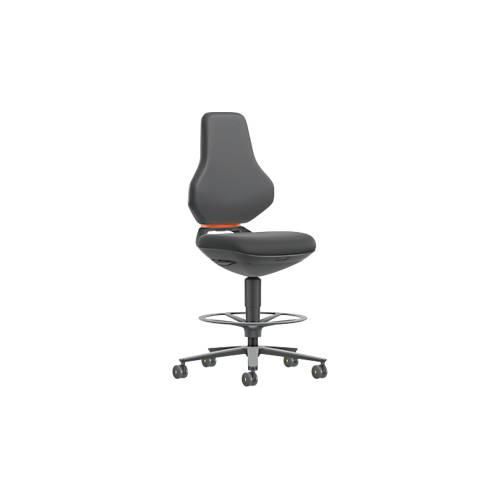 TEXON Arbeits- und Labordrehstuhl mit Supertec-Polsterung, ergonomisch, Sitzhöhe 570–810 mm