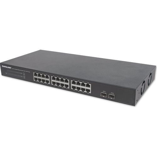 INTELLINET Switch 24x GE Rackmount 2x SFP
