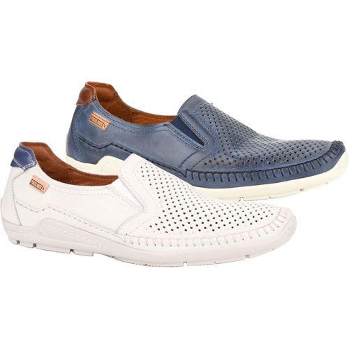 Pikolinos Slipper Azores 06H-3126 Herren Schuhe Slip-on, Größe:43 EU, Farbe:Weiß