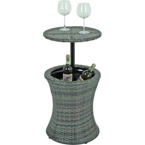 Tisch Gartentisch Beistelltisch mit Getränkekühler