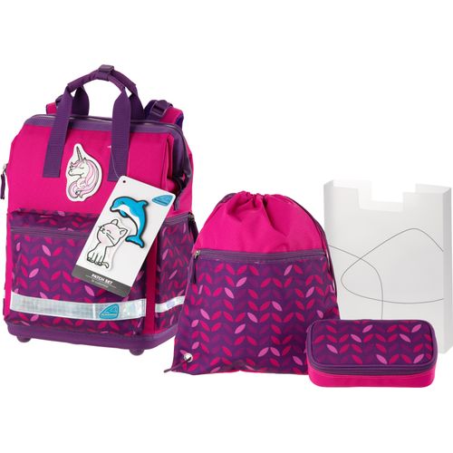 SCHNEIDERS Schulranzenset 4tlg. fuchsia