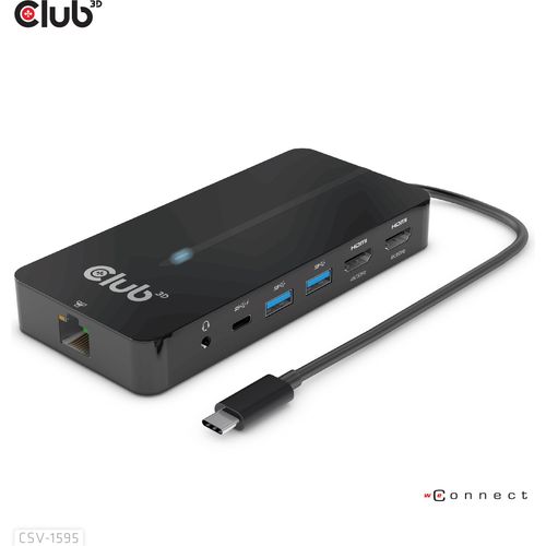 Club 3d Csv-1595 7 In 1 Hub Durchsichtig Durchsichtig One Size