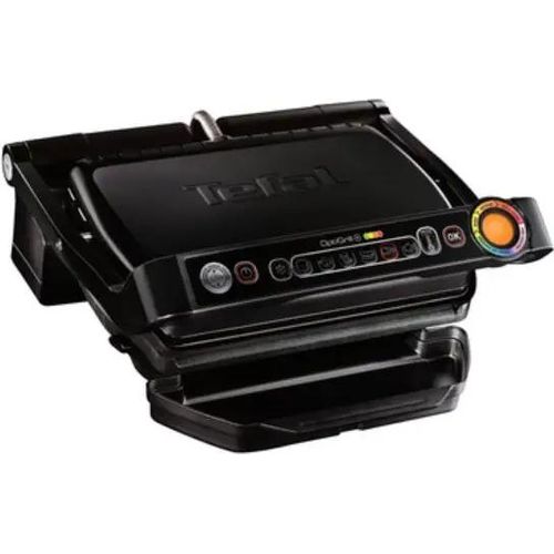 Grill, Tefal GC714834, Optigrill+ Black Snacking, 600 cm2 Kochfläche, Snackschale, automatischer Kochsensor, 6 automatische Programme