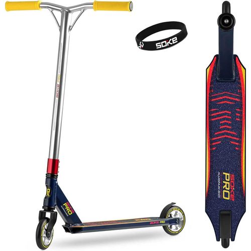 Scooter SOKE PRO performance navy blau und rot