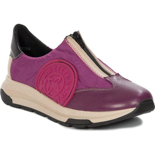 Leder Damen Sport Schuhe Maciejka 06296-15 Fuchsia 40