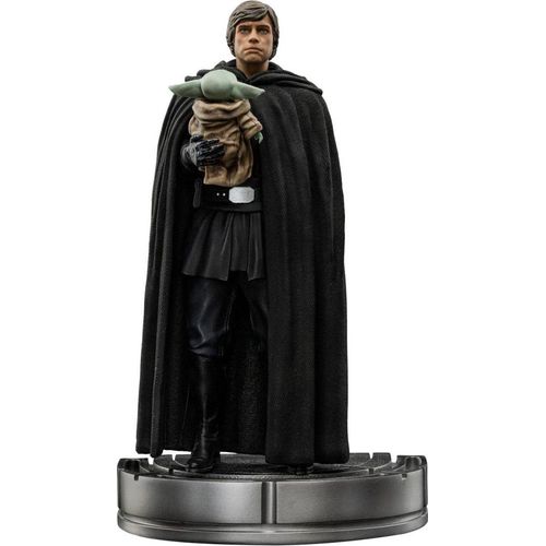 Star Wars The Mandalorian Art Scale Statue 1/10 Luke Skywalker und Grogu 21 cm