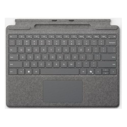 Microsoft Surface Pro Keyboard mit Eingabestiftaufbewahrung - Platin