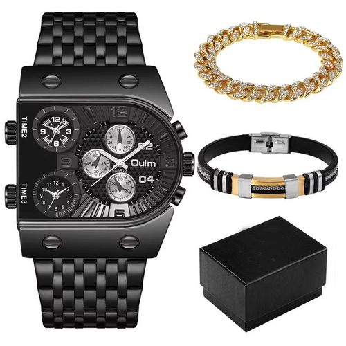 Uhr mit Calum-Armbändern - Schwarz KP33760