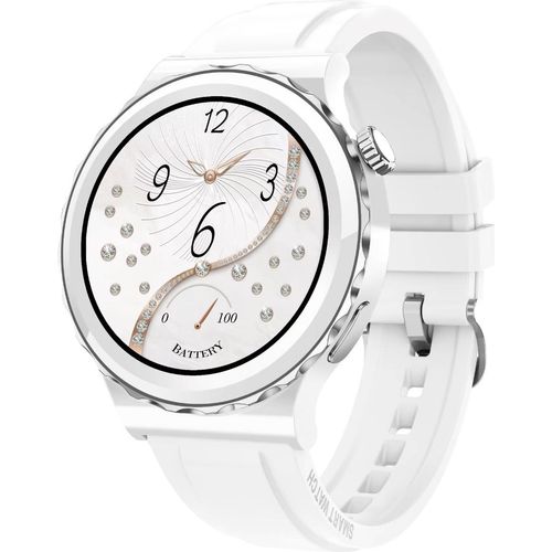 Smart Uhr LIGE Triple - Weiß / Silber / Silikon KP35362