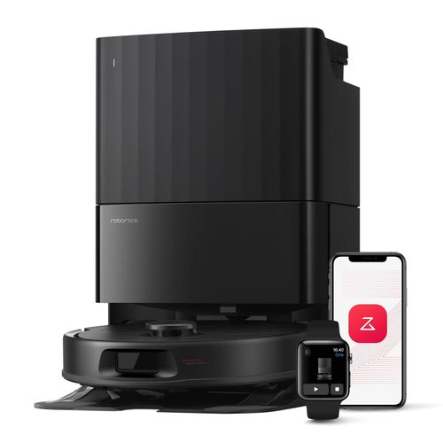 Roborock QV 35A Staubsauger Roboter 8.000pa(Upgrade von Qrevo/Qrevo S), Anti-Verfilzungsbürste, Reactive Tech, PreciSense LiDAR, All-in-One Dock