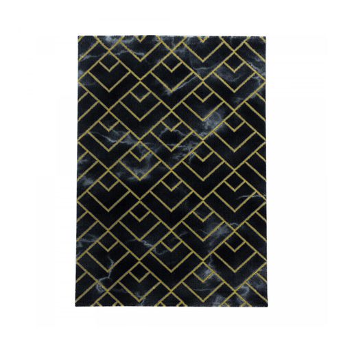 Modern Designer Teppich, Kurzflor Rauten, Marmor Optik, Rechteckig, Pflegeleicht