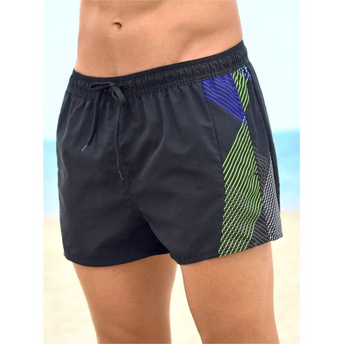 Badehose FEEL GOOD, Herren, Gr. 8, Normalgrößen, schwarz, Polyester, Badehosen