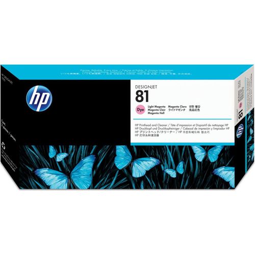 HP 81 - C4955A - Printkop + Reiniger / Licht Magenta