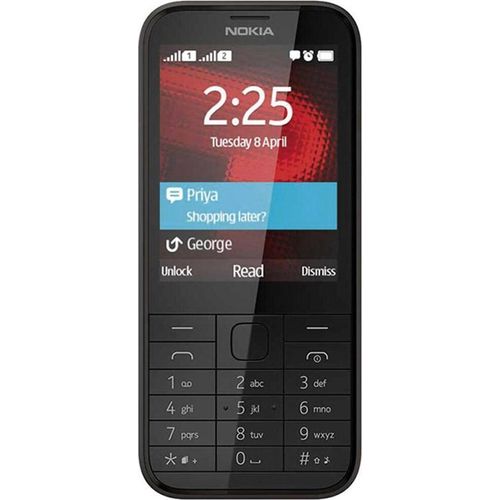 Nokia 225 Black Schwarz RM-1012 Single Sim Tastenhandy Handy