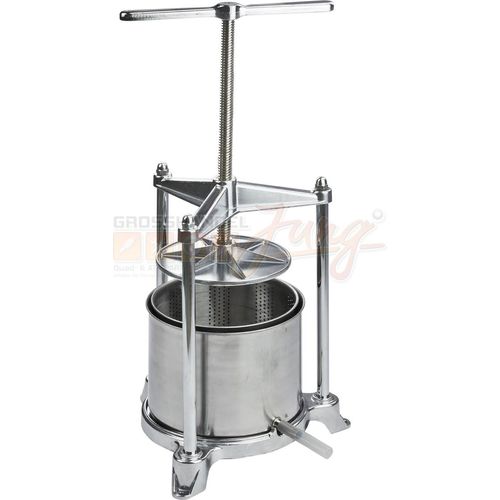Edelstahl Obst- und Beerenpresse 5 L