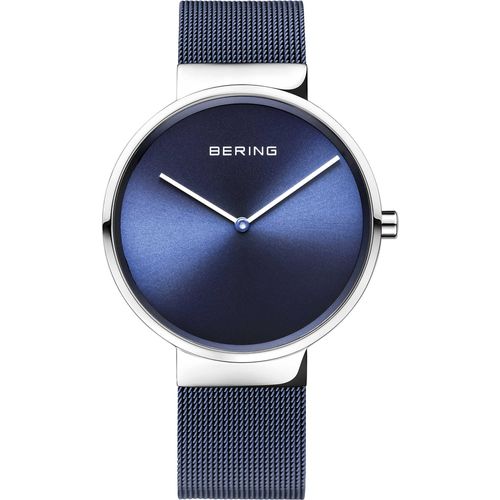BERING Max René Herrenuhr blau/silber 14539-307