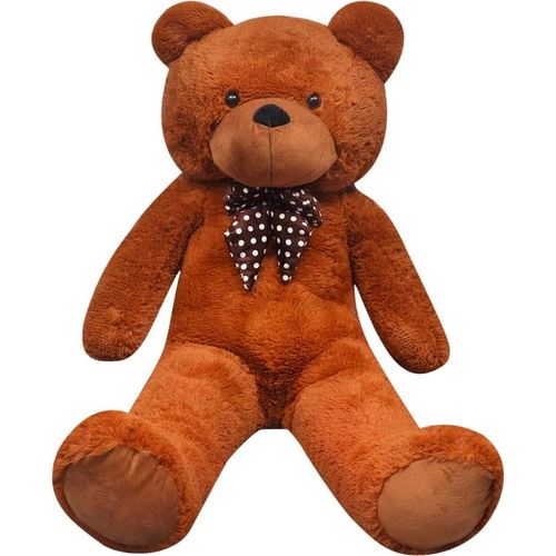vidaXL Teddybär Kuscheltier Plüsch Braun 242 cm