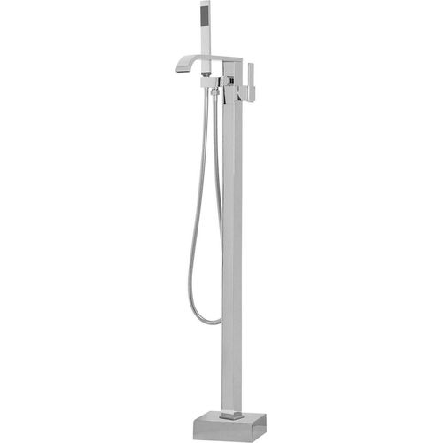 BELIANI Armatur Freistehend Chrom Messing Zink